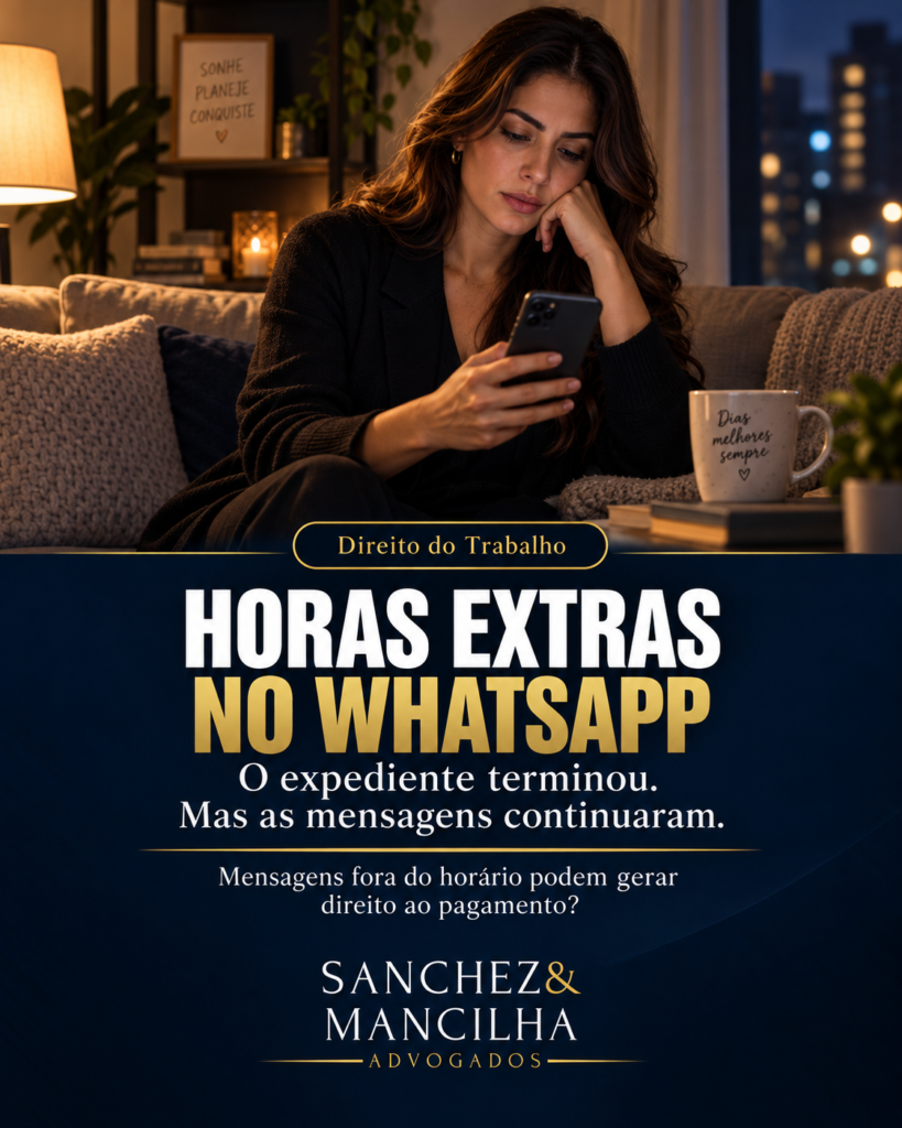 Horas extras no WhatsApp: mensagens fora do expediente