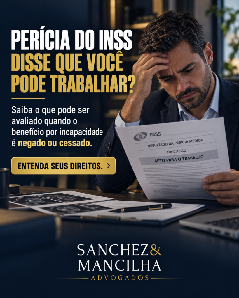 Perícia do INSS considera trabalhador apto apesar de limitações para o trabalho