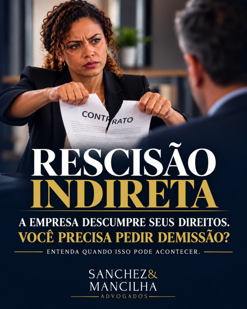 Rescisão indireta do contrato de trabalho por falta grave do empregador